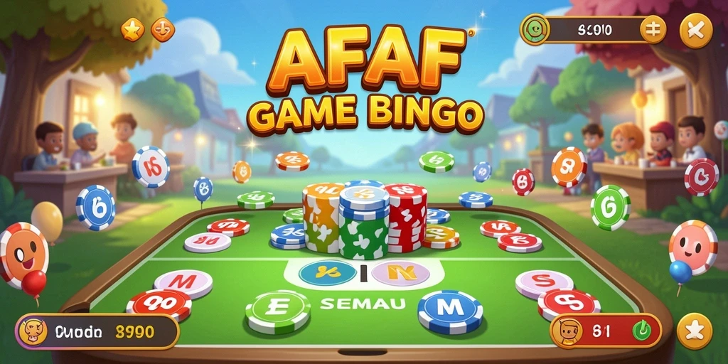 Tampilan gameplay Bingo AFAF yang menarik dan interaktif.