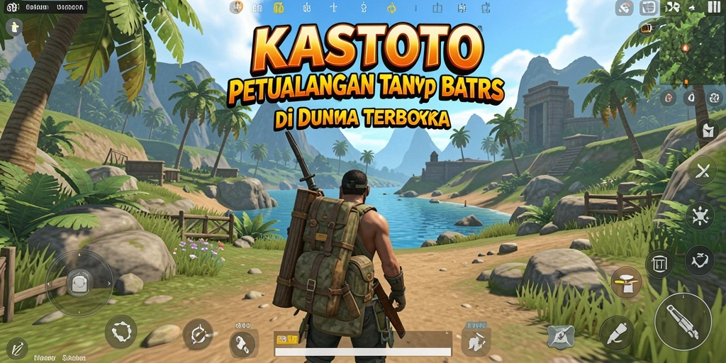 Gameplay KASTOTO yang memukau dalam dunia terbuka.