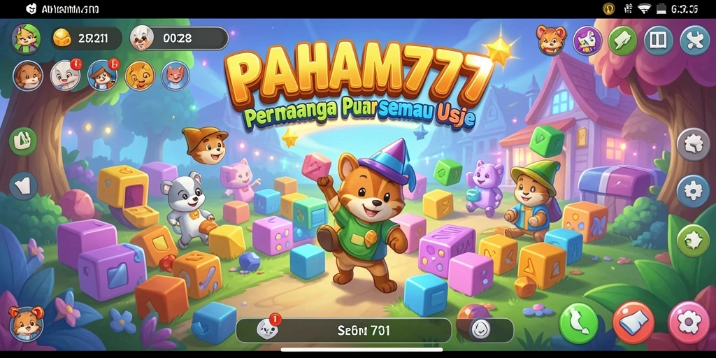 Tampilan gameplay menarik dari PAHAM777 dengan berbagai puzzle menantang.