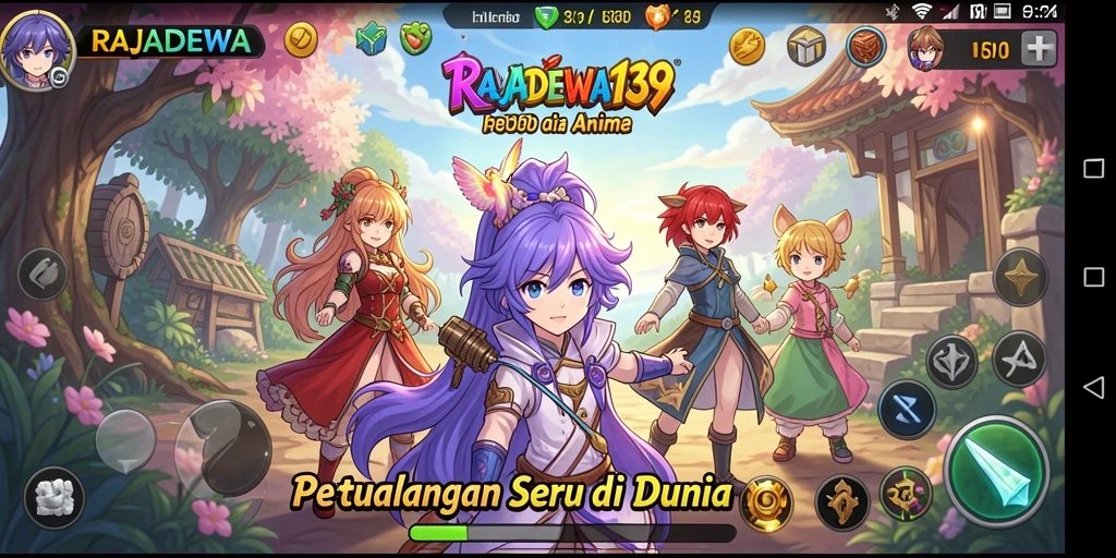 Tampilan gameplay seru dan penuh aksi dari RAJADEWA138.