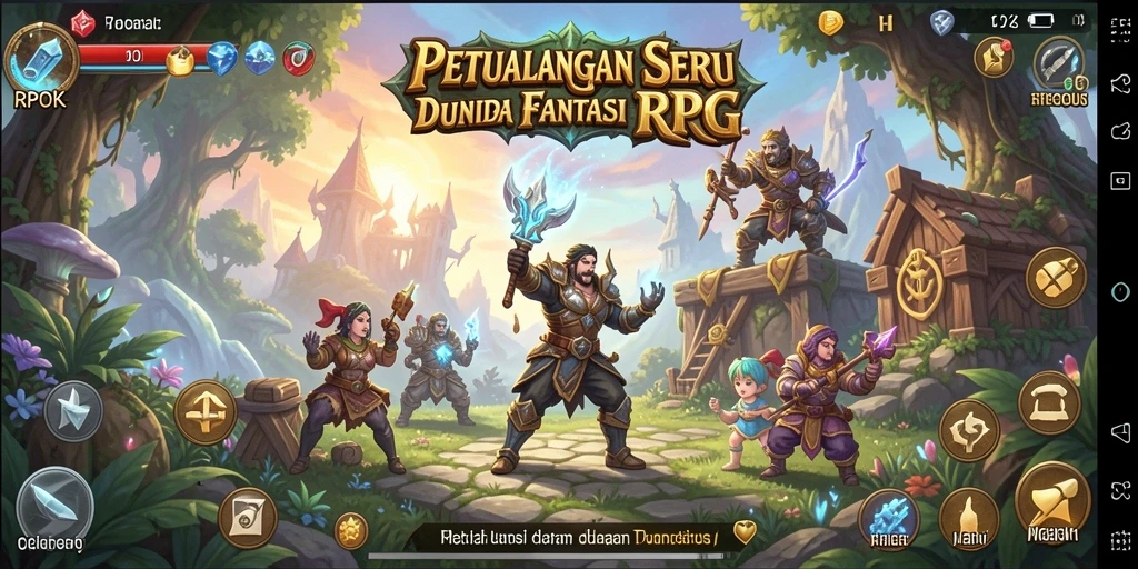 Gameplay RPOK yang menakjubkan dan interaktif dalam dunia RPG.