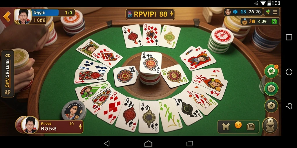 Tampilan gameplay RPVIP8 yang seru dan interaktif.
