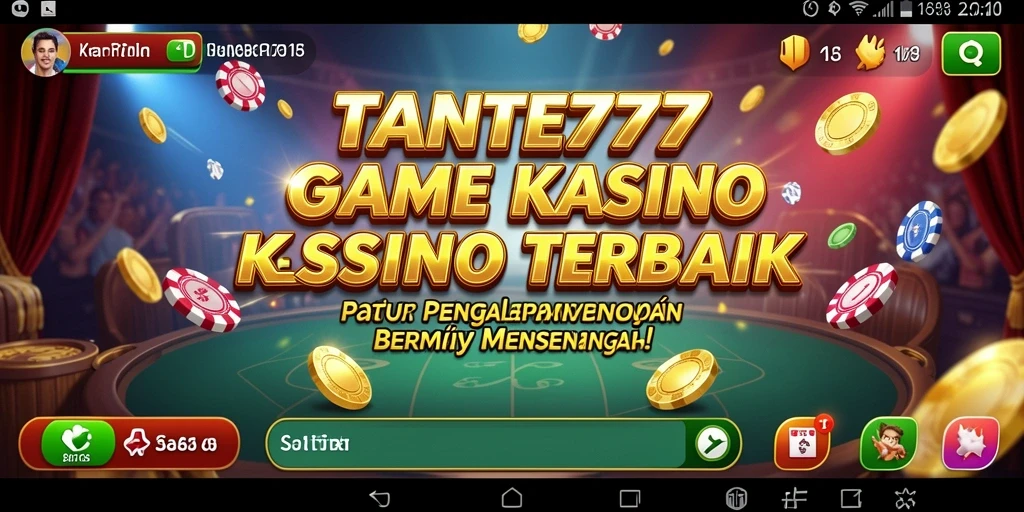 Tampilan gameplay TANTE777 yang memukau dan seru.
