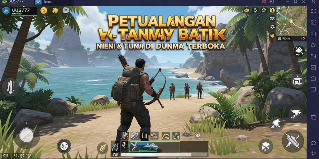 Gameplay UUS777 yang menggambarkan dunia terbuka yang luas dan interaktif.